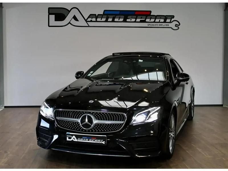 Noir Occasion 2020 Mercedes E220 AMG line Coupé | 37 990 € (Prix juste) - Image 1/4