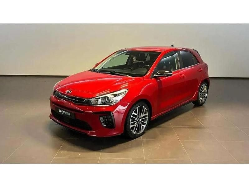 Rouge Utilisé 2021 Kia Rio GT-Line Berline | 11 990 € (Super prix) - Image 1/4