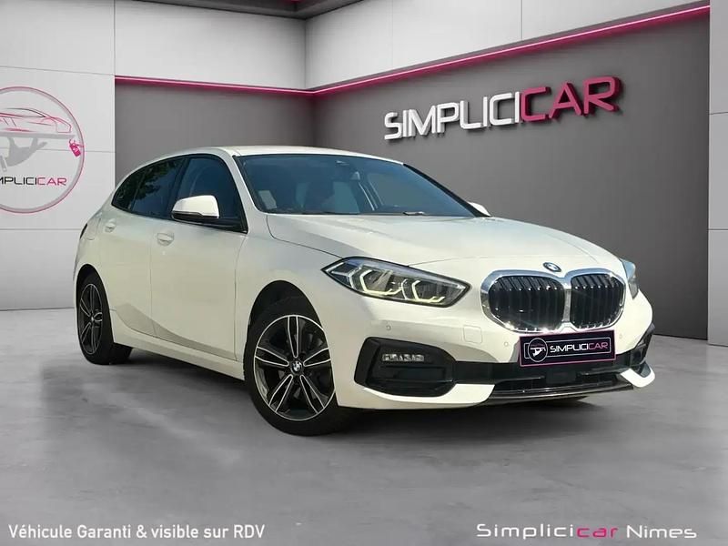 Blanc Occasion 2019 BMW 116 Sport Line Citadine | 19 480 € (Prix juste) - Image 1/4