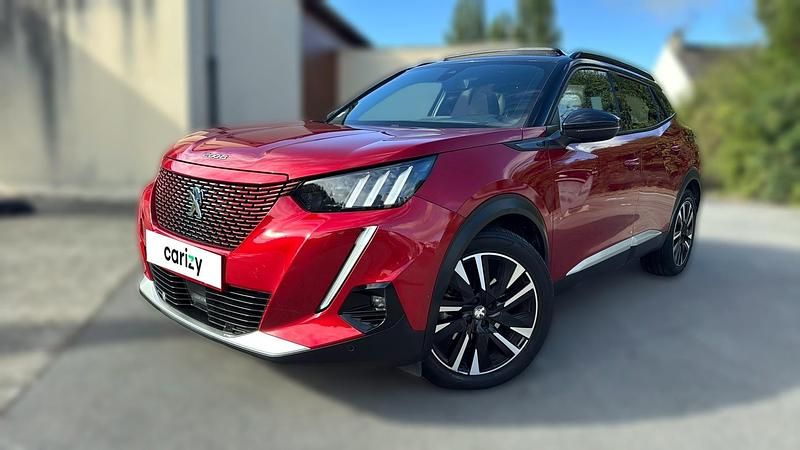 Rouge Utilisé 2021 Peugeot e-2008 GT SUV | 16 590 € (Prix juste) - Image 1/4