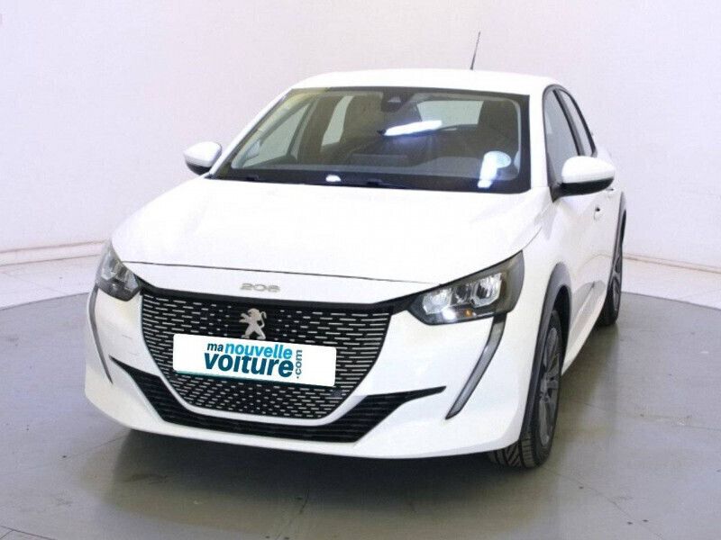 Blanc Utilisé 2021 Peugeot e-208 Business-Line Citadine | 15 490 € (Prix juste) - Image 1/4