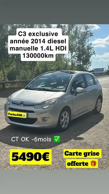 Utilisé 2014 Citroën C3 Exclusive Citadine | 5 490 € (Super prix) - Image 1/4