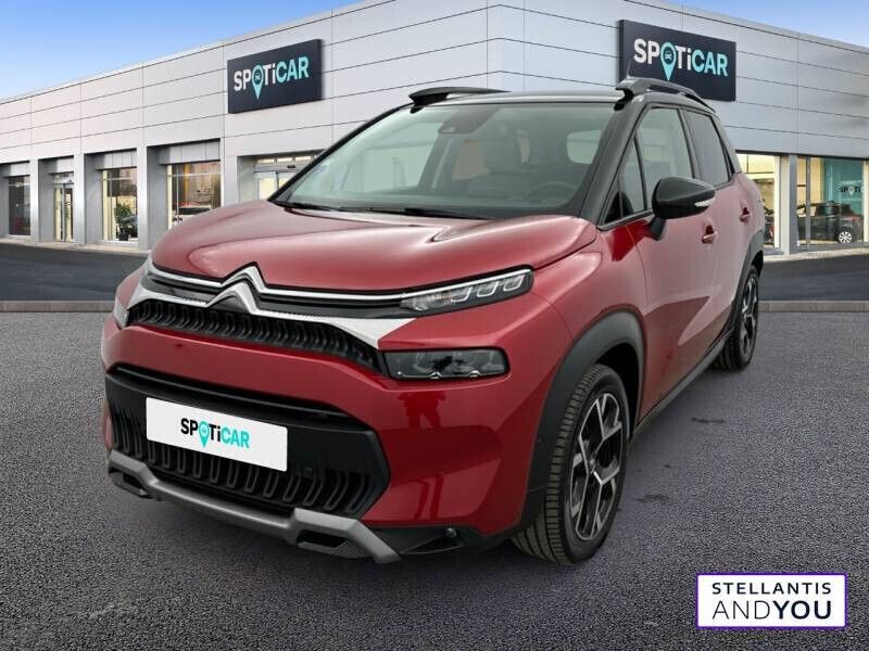 Rouge Utilisé 2021 Citroën C3 Aircross PureTech SUV | 14 990 € (Prix juste) - Image 1/4