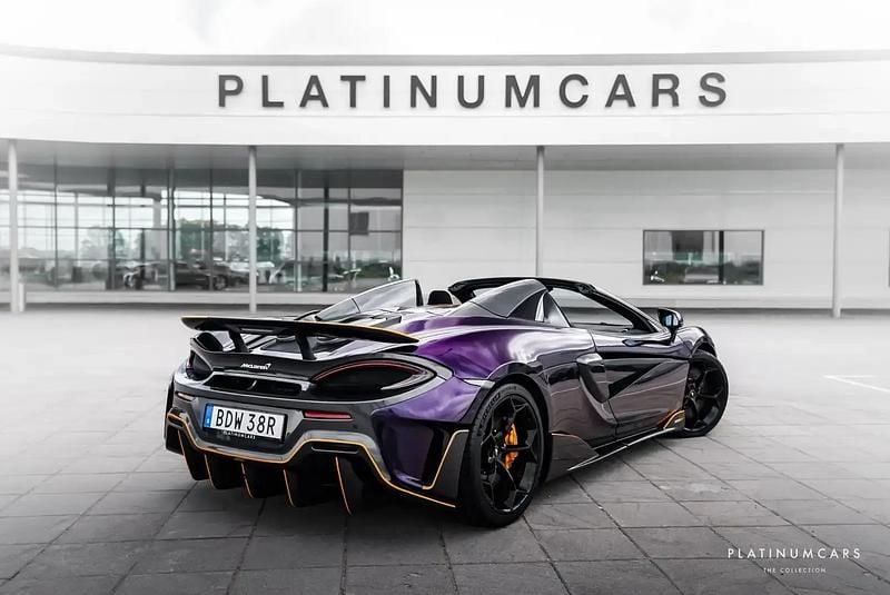 Occasion McLaren 600LT Spider 600 ch (441 kW) 2020 Mauve Cabriolet