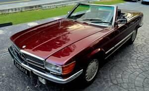 Rouge Occasion 1986 Mercedes SL500 Cabriolet | 64 900 € - Image 1/4
