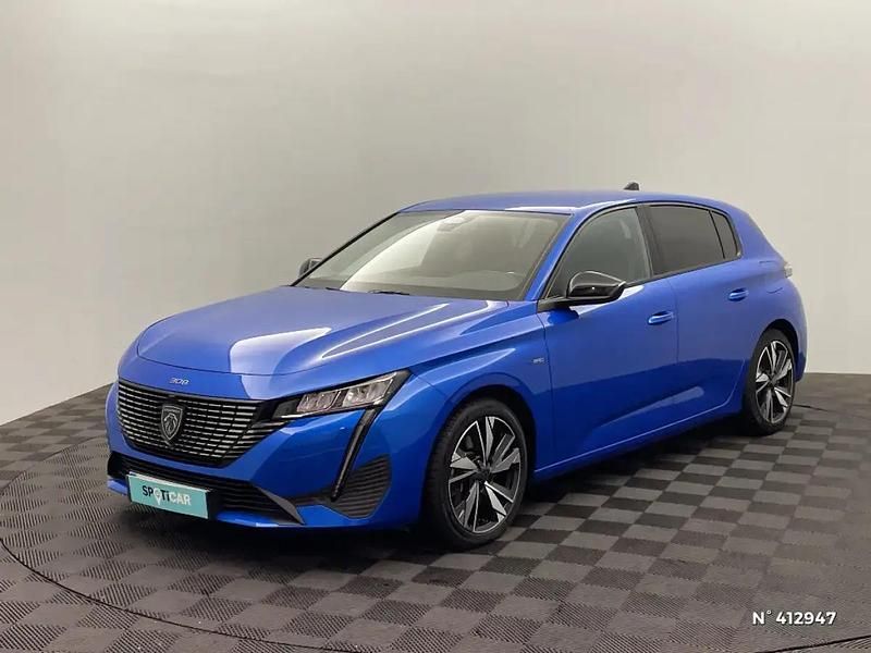 Bleu Utilisé 2022 Peugeot 308 Allure | 18 990 € (Prix juste) - Image 1/4
