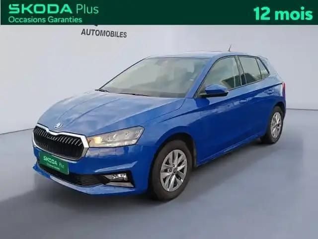 Bleu energie Occasion 2023 Skoda Fabia Berline | 15 390 € (Bon prix) - Image 1/4
