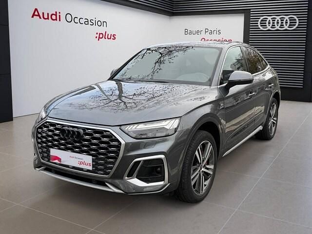 Gris daytona nacré Occasion 2024 Audi Q5 Sportback S-Line SUV | 58 980 € (Prix assez cher) - Image 1/4