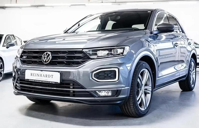Gris Utilisé 2021 VW T-Roc R-line SUV | 30 990 € (Prix juste) - Image 1/4