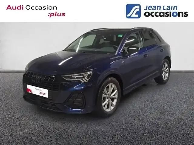 Bleu navarre métallisé Occasion 2025 Audi Q3 S-line plus SUV | 43 990 € (Prix assez cher) - Image 1/4