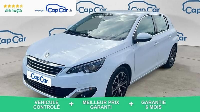 Blanc Utilisé 2015 Peugeot 308 Berline | 8 990 € (Super prix) - Image 1/4
