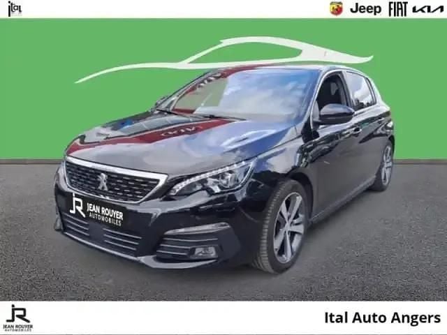 Noir perla nera Occasion 2019 Peugeot 308 GT-line Berline | 9 990 € (Bon prix) - Image 1/4