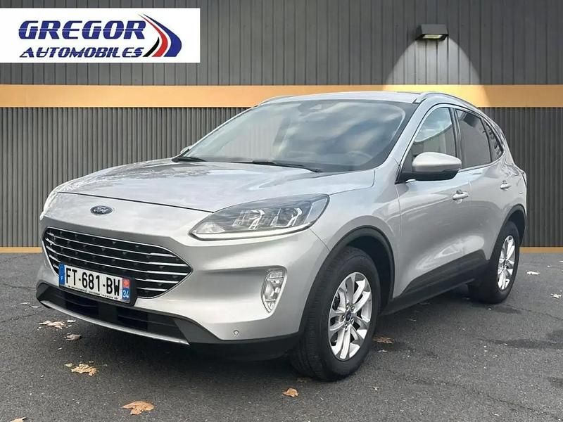 Gris Utilisé 2020 Ford Kuga Titanium SUV | 18 900 € (Prix juste) - Image 1/4