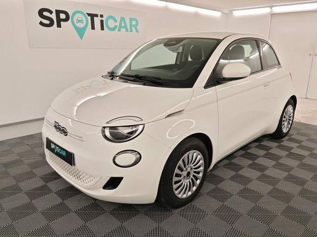 Blanc Utilisé 2021 Fiat 500e Action Citadine | 12 990 € (Prix juste) - Image 1/4