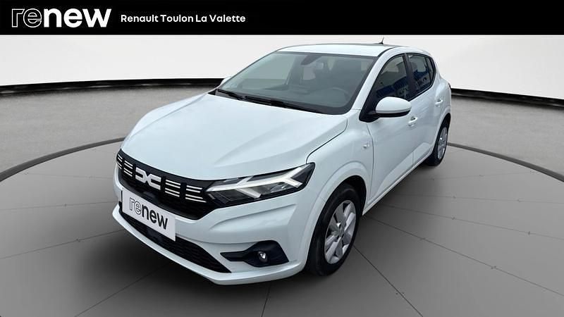 Blanc Utilisé 2023 Dacia Sandero Expression Citadine | 14 290 € (Prix juste) - Image 1/4