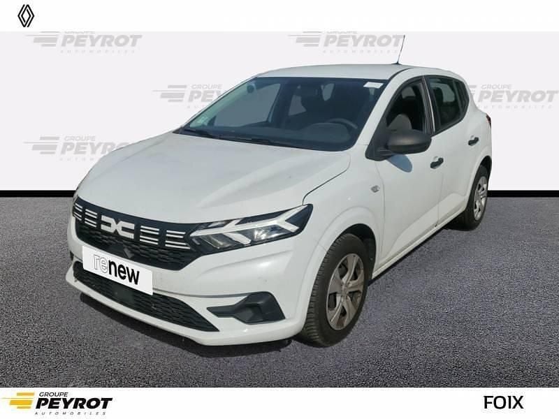 Blanc Utilisé 2023 Dacia Sandero Essentiel Citadine | 12 500 € (Bon prix) - Image 1/4