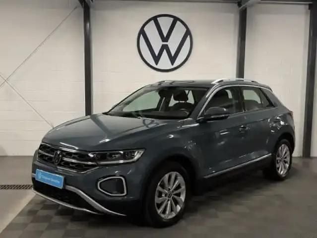 Bleu pétrole métallisée Occasion 2022 VW T-Roc Style SUV | 21 990 € (Bon prix) - Image 1/4