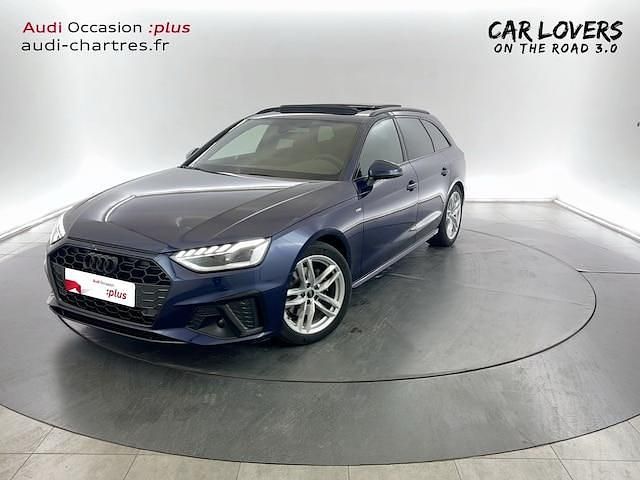 Bleu navarre métallisé Occasion 2024 Audi A4 Competition Break | 38 990 € (Prix juste) - Image 1/4