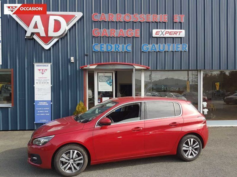 Rouge Utilisé 2019 Peugeot 308 Allure Berline | 14 990 € (Prix assez cher) - Image 1/4
