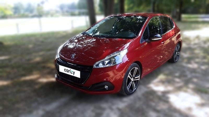 Rouge Utilisé 2017 Peugeot 208 GT-line Citadine | 9 190 € (Bon prix) - Image 1/4