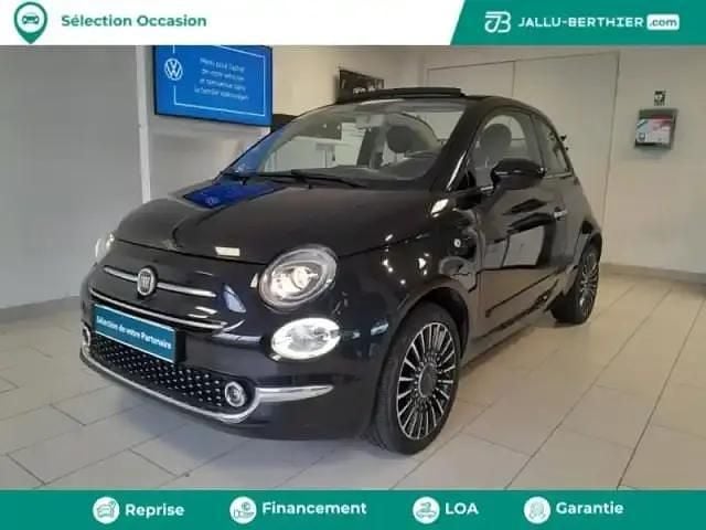 Crossover black métal Occasion 2018 Fiat 500C S Cabriolet | 10 480 € (Prix juste) - Image 1/4