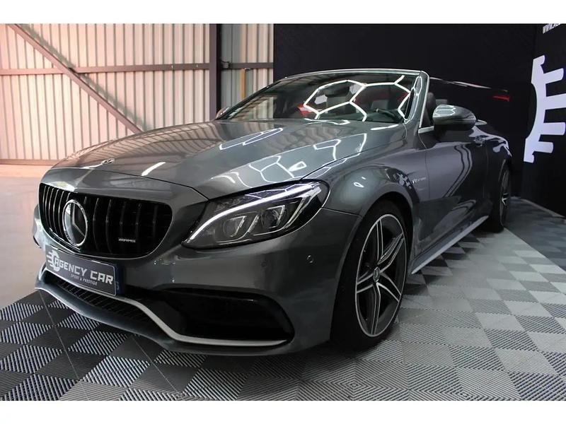 Occasion Mercedes C63S AMG AMG 510 ch (375 kW) 2017 Gris Cabriolet