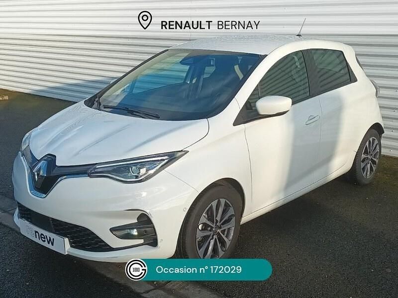 Blanc Occasion 2021 Renault Zoe Intens Citadine | 16 990 € (Prix assez cher) - Image 1/4