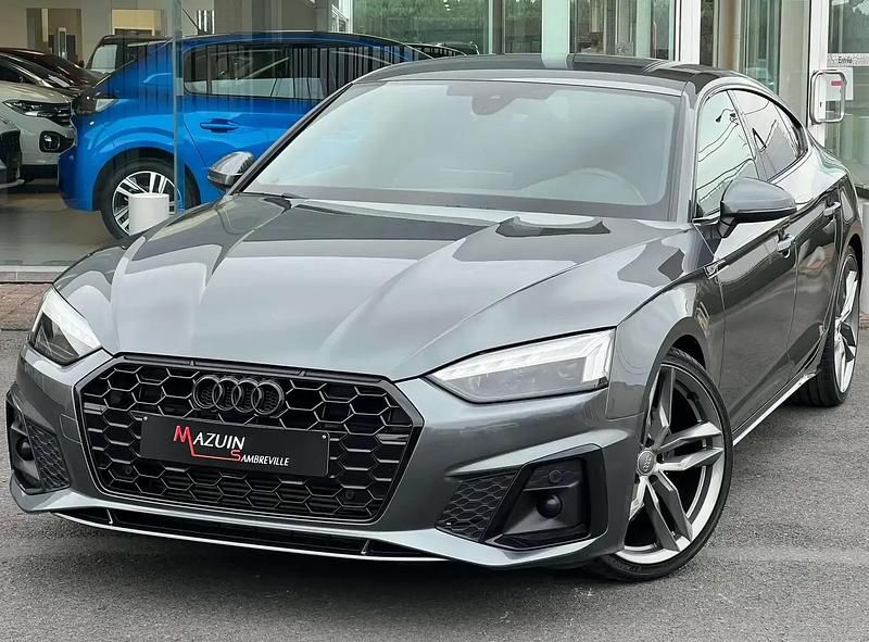 Gris Utilisé 2022 Audi A5 Sportback S-Line Berline | 35 990 € (Prix assez cher) - Image 1/4