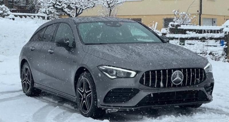 Occasion Mercedes CLA250e Shooting Brake AMG line 160 ch (117 kW) 2021 Gris Break