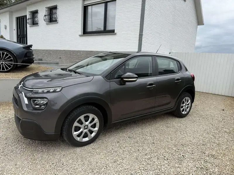 Gris Utilisé 2021 Citroën C3 PureTech Citadine | 10 750 € (Prix juste) - Image 1/4