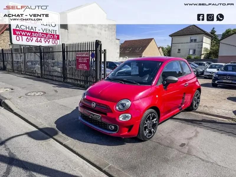 Rouge Utilisé 2017 Fiat 500 S Berline | 7 990 € - Image 1/4