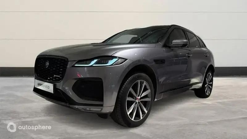 Gris Utilisé 2022 Jaguar F-Pace R-Dynamic SUV | 51 900 € (Bon prix) - Image 1/4