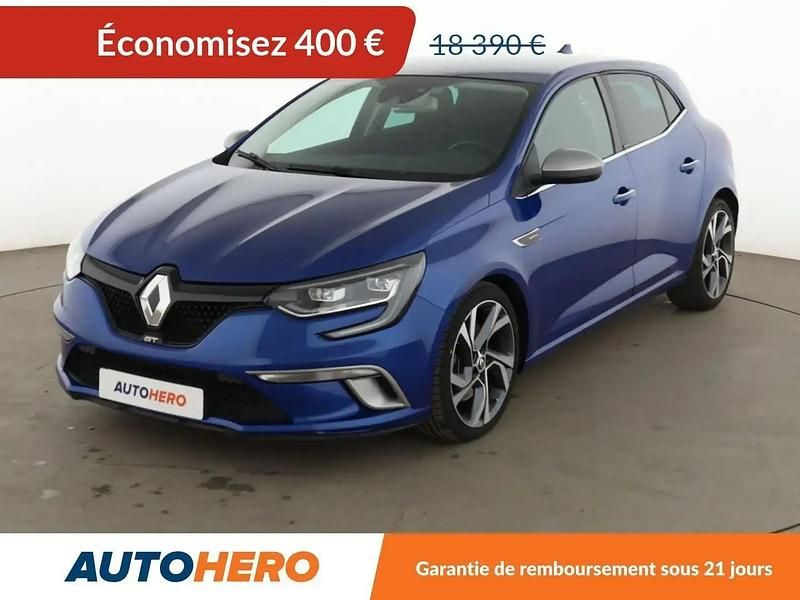 Bleu Occasion 2017 Renault Mégane IV GT Berline | 17 990 € (Prix juste) - Image 1/2
