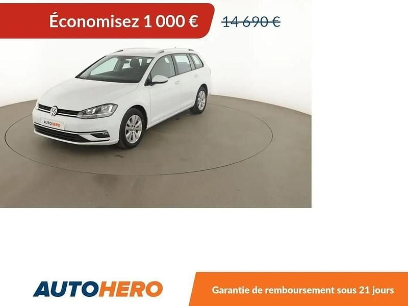 Blanc Utilisé 2018 VW Golf VII Business Break | 13 690 € (Prix juste) - Image 1/2