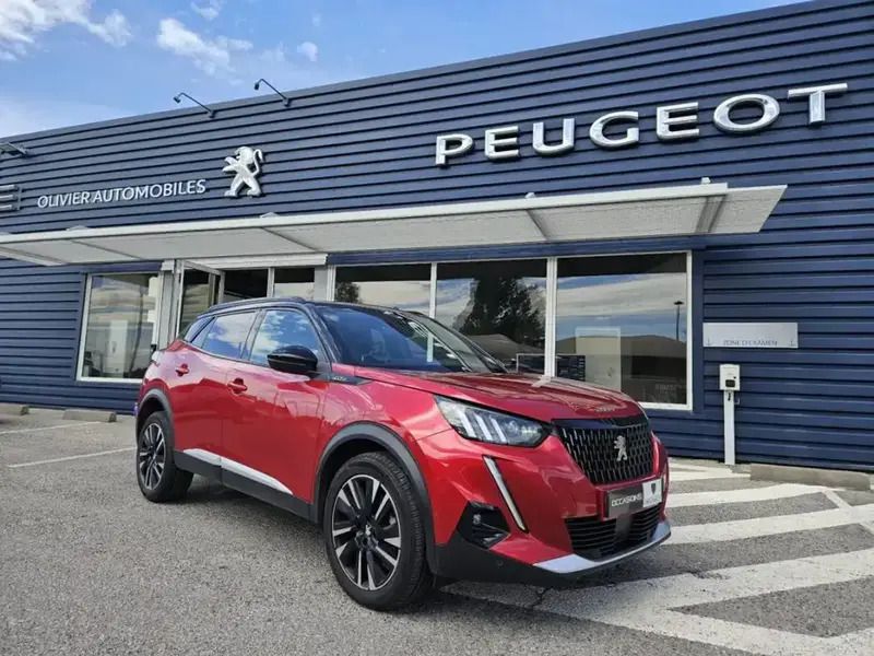 Rouge Utilisé 2022 Peugeot 2008 GT SUV | 21 390 € (Prix juste) - Image 1/4