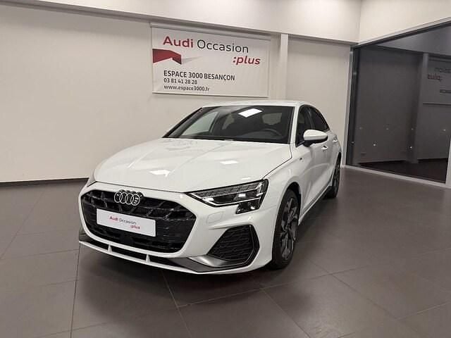 Blanc glacier métallisé Occasion 2025 Audi A3 S-Line | 38 990 € (Prix cher) - Image 1/4
