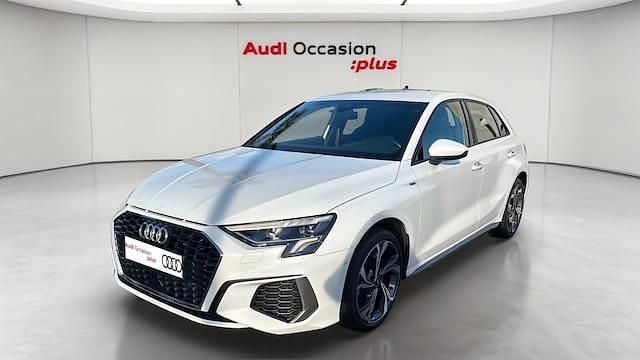 Blanc ibis Occasion 2023 Audi A3 S-Line | 29 264 € (Bon prix) - Image 1/4