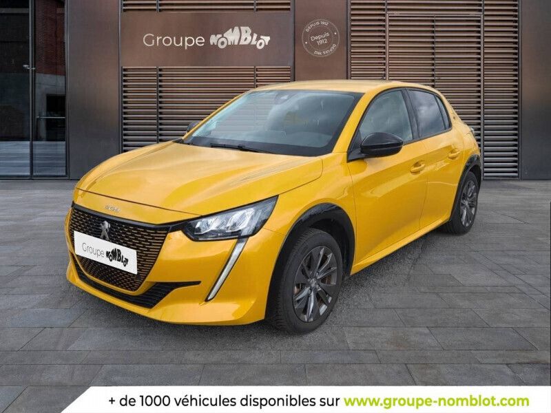 Jaune Utilisé 2022 Peugeot e-208 Citadine | 15 990 € (Prix juste) - Image 1/4