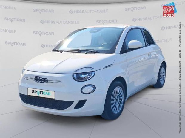 Blanc Utilisé 2022 Fiat 500e Action Citadine | 10 999 € (Prix juste) - Image 1/4