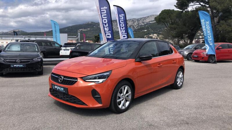 Orange Utilisé 2022 Opel Corsa Elegance Berline | 14 600 € (Prix juste) - Image 1/4
