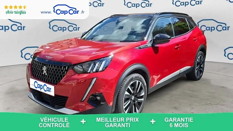 Rouge Utilisé 2019 Peugeot 2008 GT-line SUV | 16 290 € (Prix juste) - Image 1/4