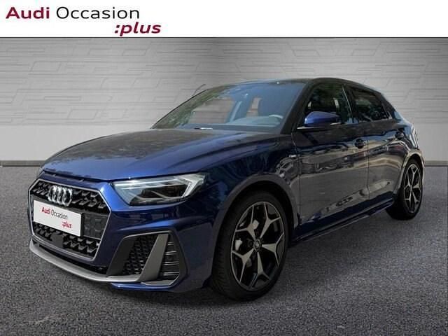Bleu navarre métallisé noir mythe métallisé Utilisé 2024 Audi A1 Sportback S-Line Citadine | 29 890 € (Prix juste) - Image 1/4
