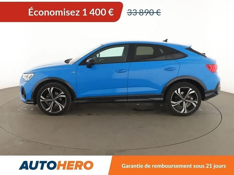 Bleu Utilisé 2021 Audi Q3 S-Line SUV | 31 790 € (Prix juste) - Image 1/2
