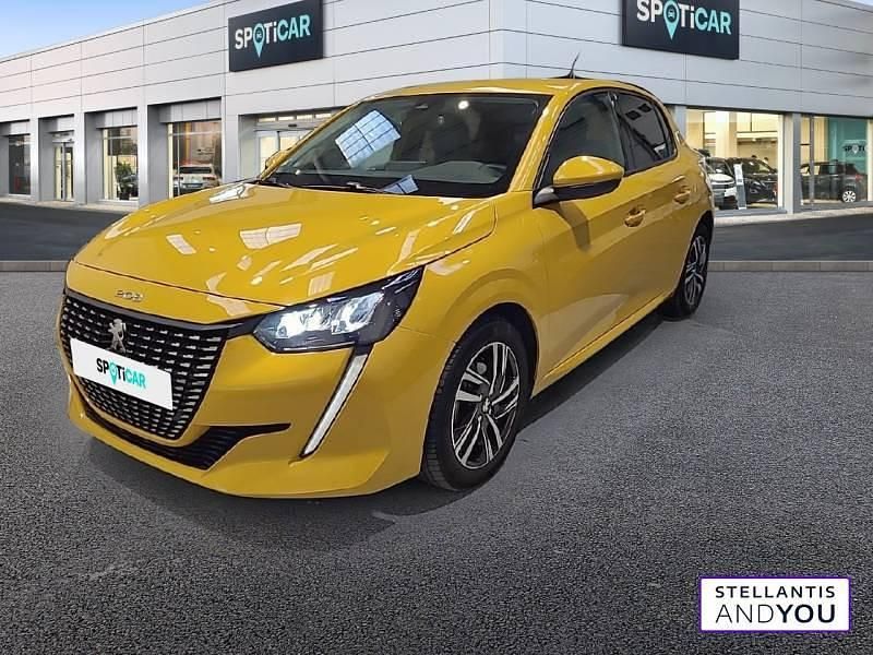 Jaune Utilisé 2021 Peugeot 208 Allure Citadine | 14 790 € (Prix juste) - Image 1/4