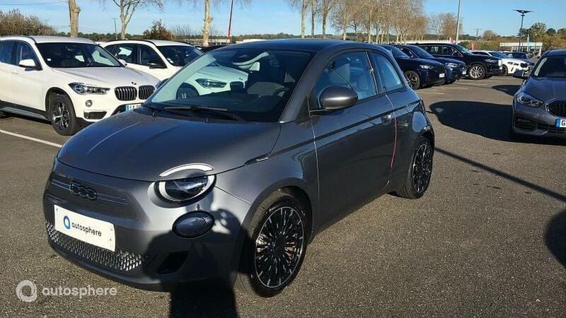 Gris Utilisé 2022 Fiat 500e Berline | 15 299 € (Super prix) - Image 1/4