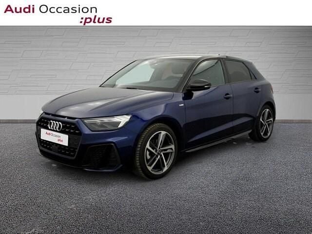 Bleu navarre métallisé noir mythe métallisé Utilisé 2025 Audi A1 Sportback S-line plus Citadine | 27 900 € (Prix juste) - Image 1/4
