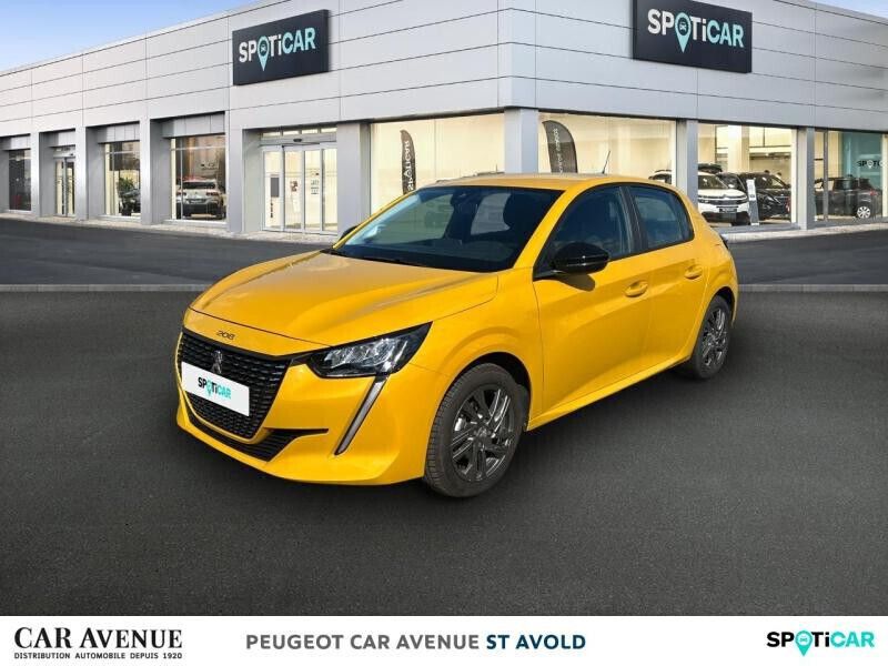 Jaune Utilisé 2021 Peugeot 208 Active Citadine | 12 476 € (Prix juste) - Image 1/1