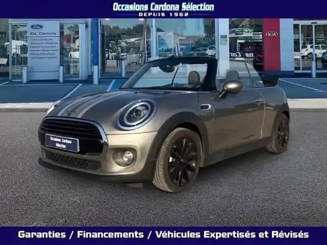 Emerald grey Occasion 2018 Mini Cooper D Cabriolet Cabriolet | 18 990 € - Image 1/4