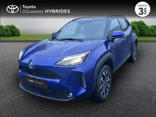 Bleu kyanite (m) Occasion 2023 Toyota Yaris Cross Design SUV | 22 790 € (Prix juste) - Image 1/4