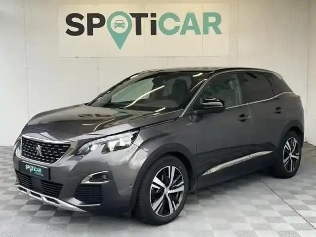 Gris Utilisé 2020 Peugeot 3008 Allure SUV | 16 990 € (Prix juste) - Image 1/4